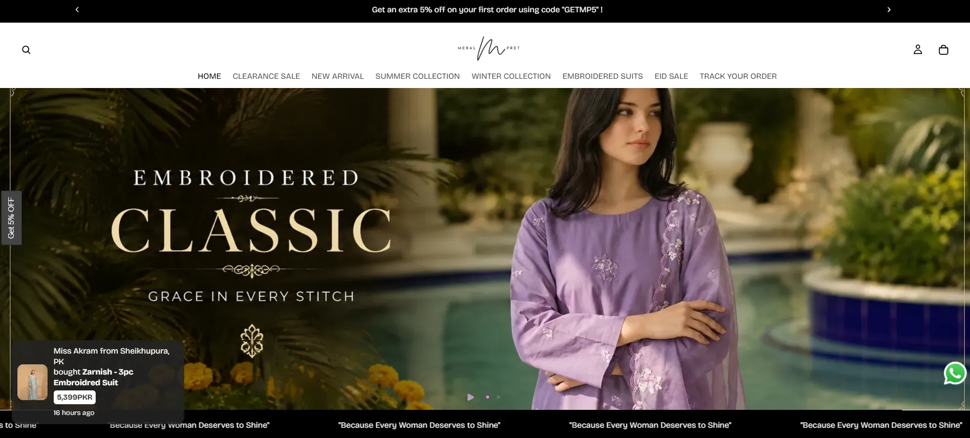Meral Pret Shopify Fashion Store